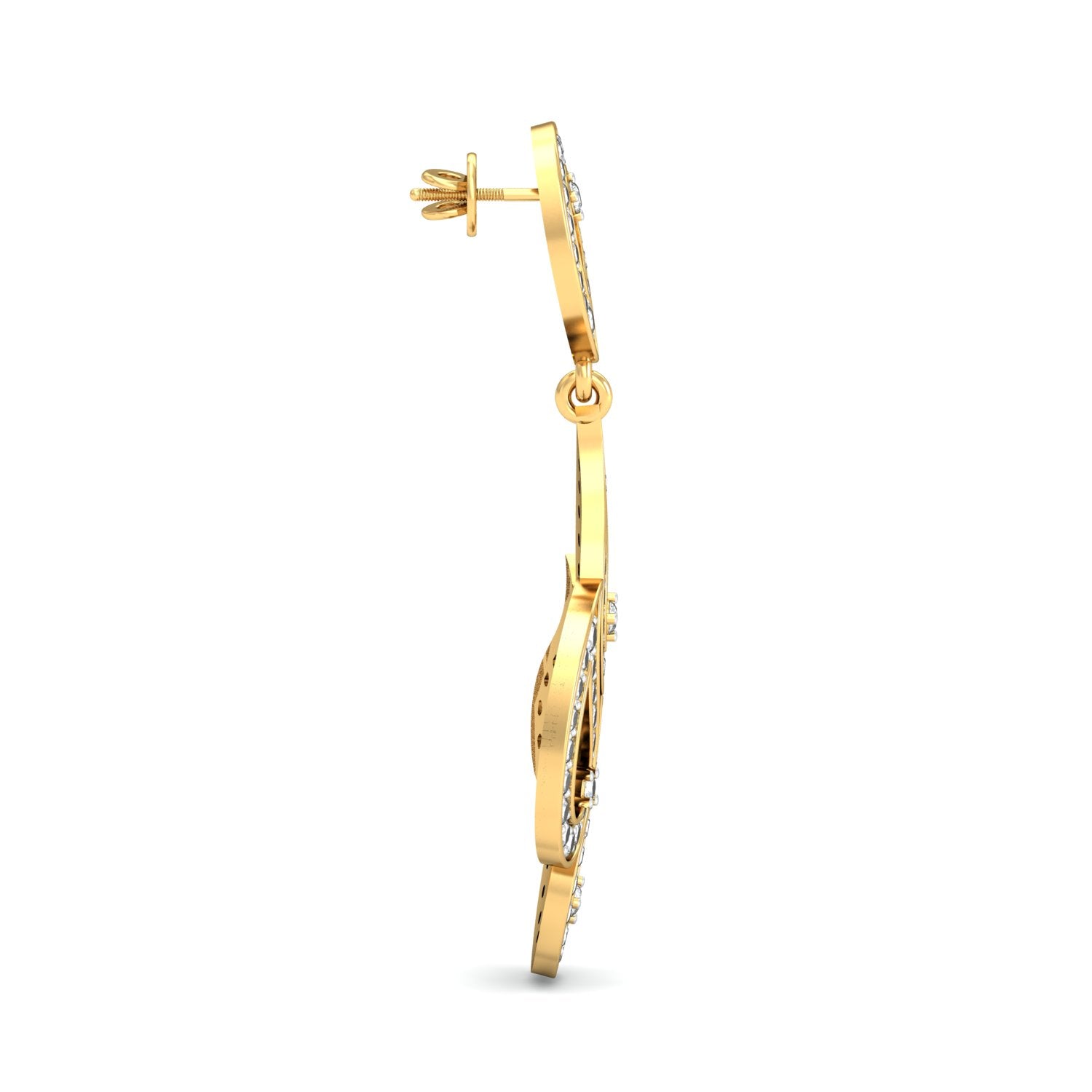 Nidal jewels | Mosaic Diamond Drop Earrings